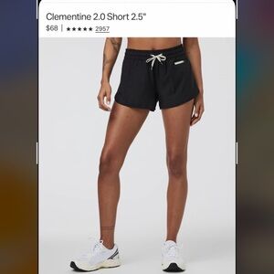 Vuori- Clementine 2.0 Short 2 1/2 inseam